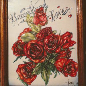 Unconditional love handmade art